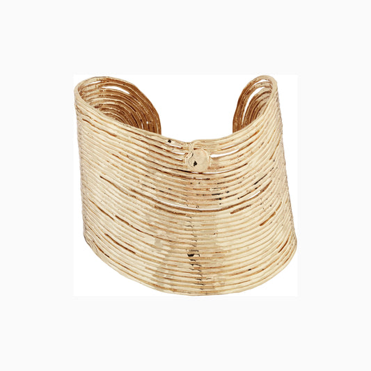 Gas Bijoux wave bracelet gold plated