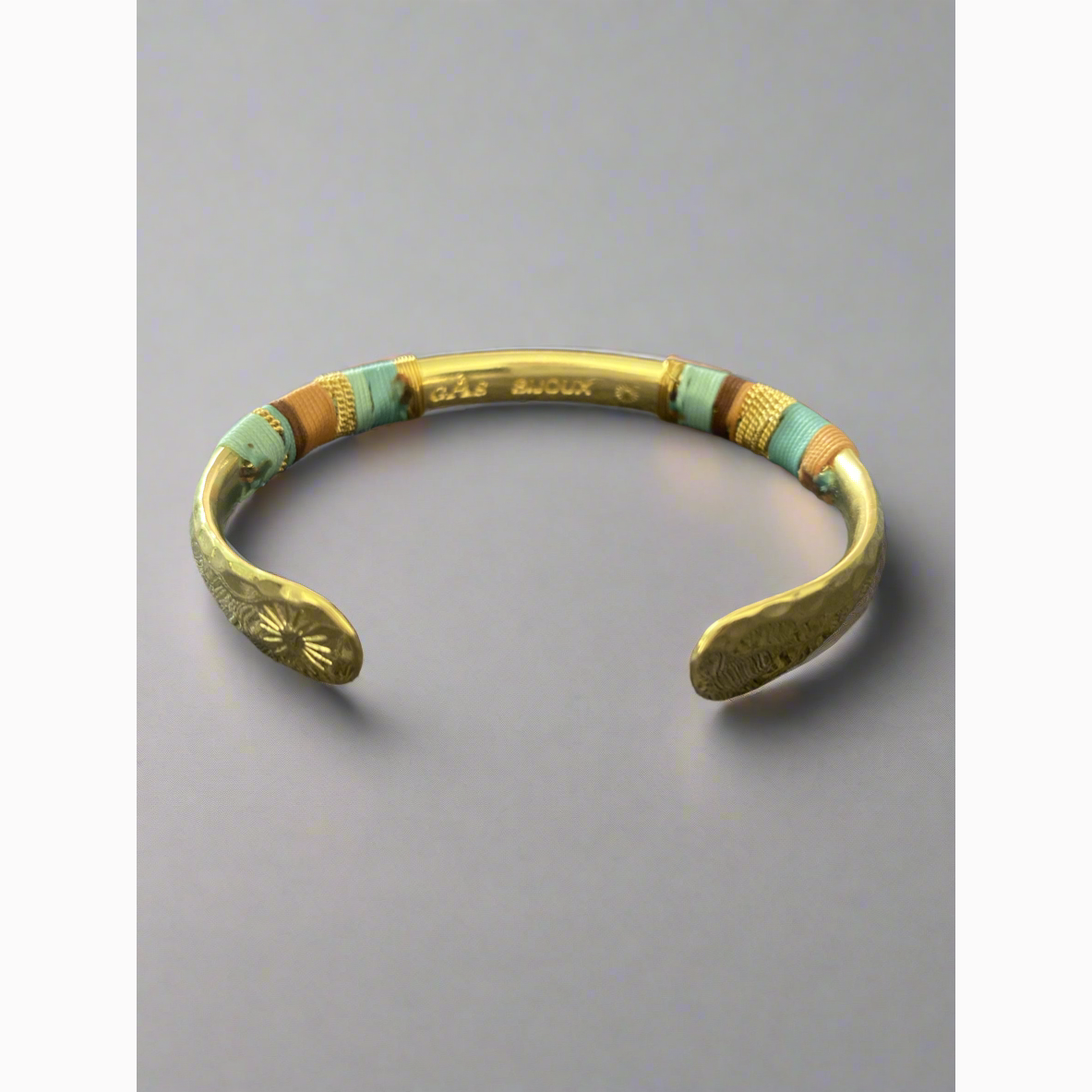 gas bijoux gold plated bangle