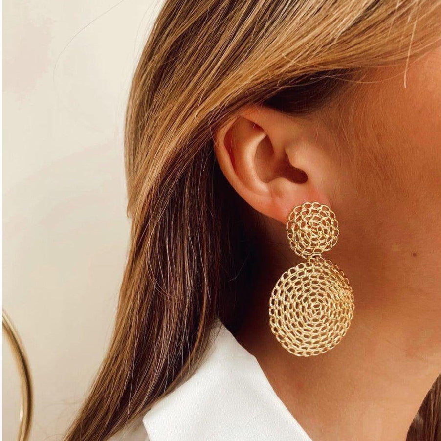 With a length of 5.3cms and a width of 3.5cms, these earrings are as versatile as they are elegant, seamlessly transitioning from work to evening wear.