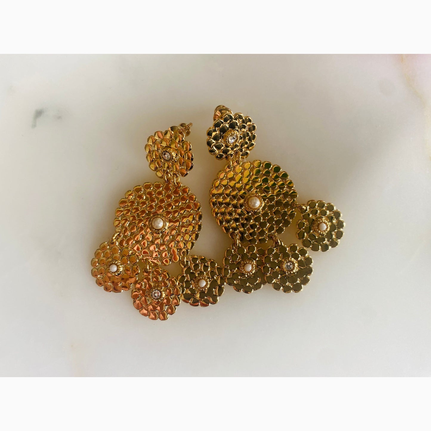 Gas Bijoux Lucky Sequin cabochons earrings