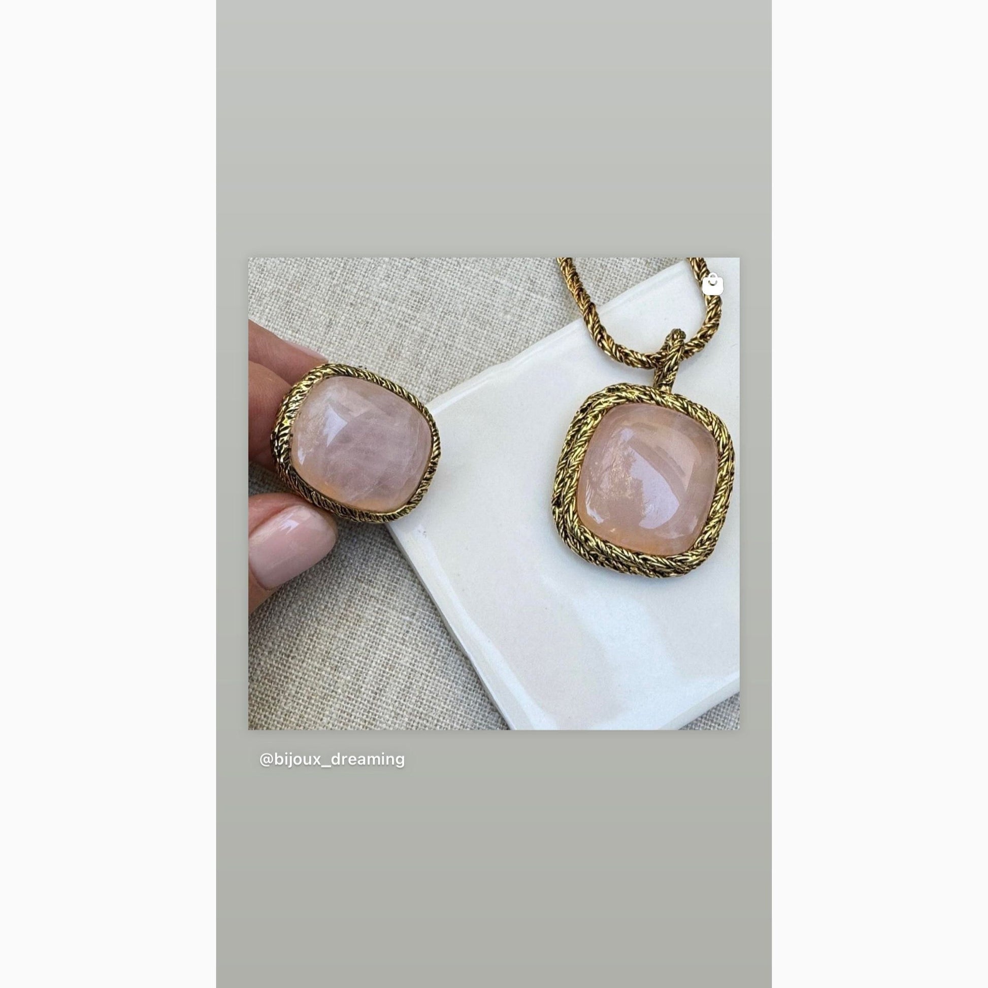 Aurelie Bidermann miki necklace quartz