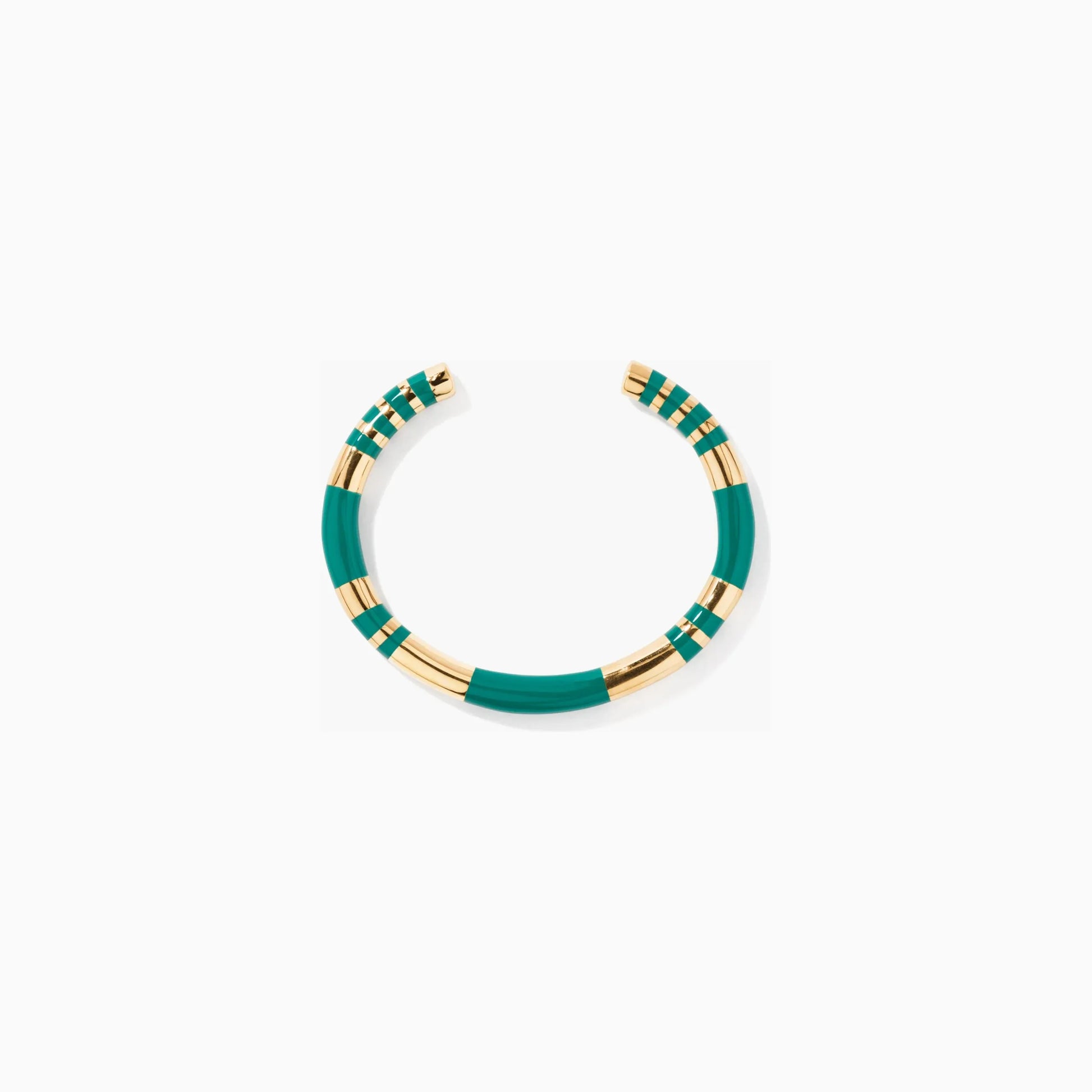Aurelie Biderman Emerald Positano Bangle