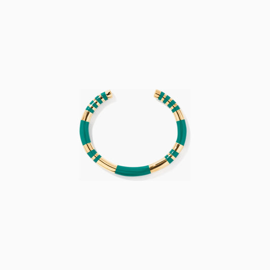 Aurelie Biderman Emerald Positano Bangle