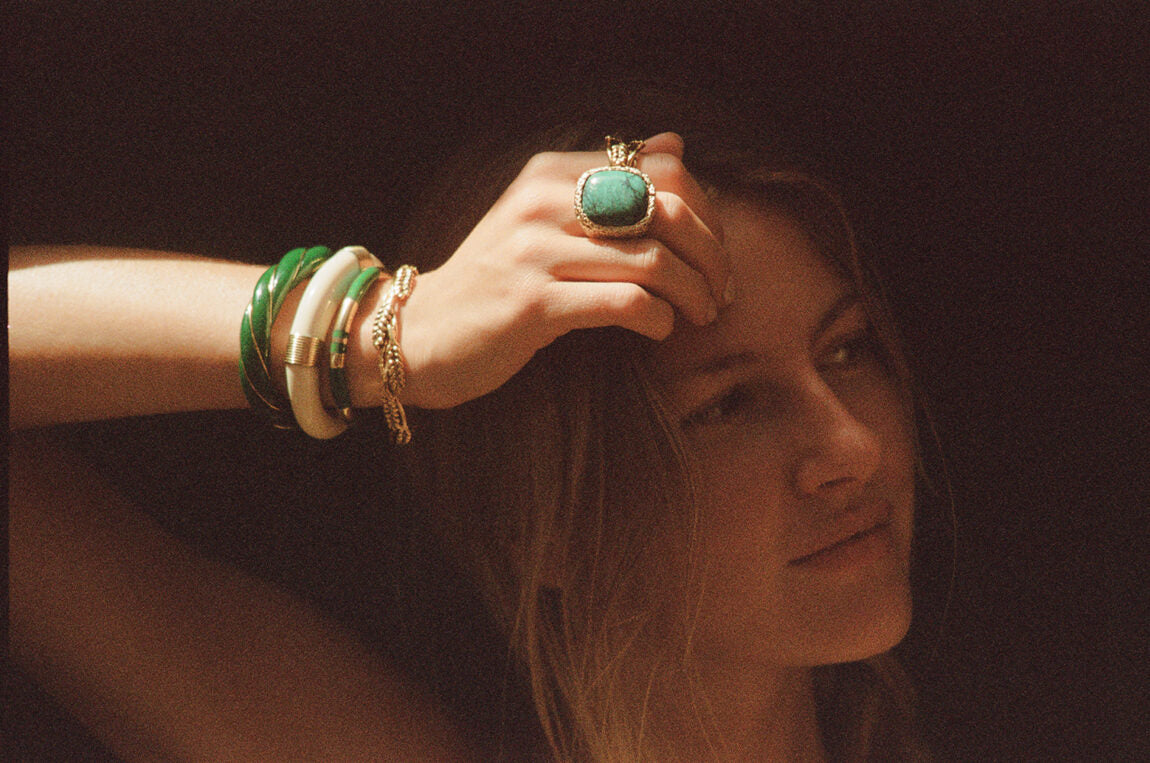 Positano bangle stack