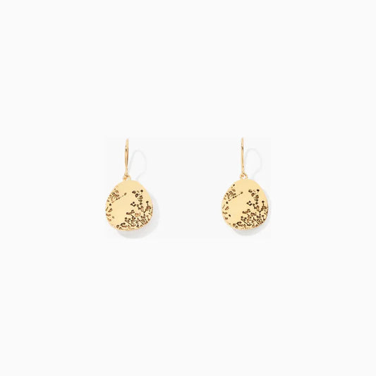 single tier gold plated earrings