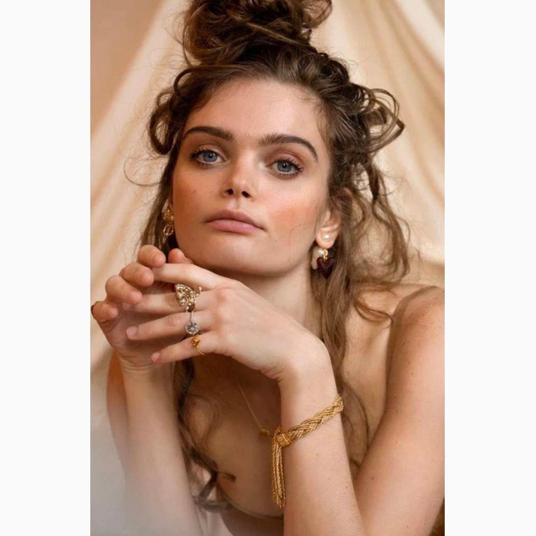 Aurélie Bidermann gold plated Miki bracelet
