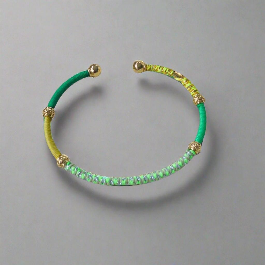 Gas bijoux green bracelet