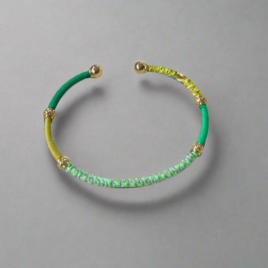 Gas bijoux green bracelet