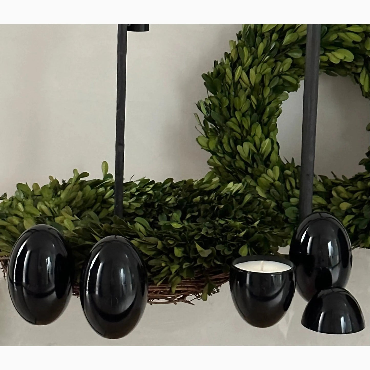 Omorfi Black Egg Candle - Beauty Secret