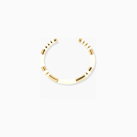Aurélie Bidermann Ivory/Gold Positano Bangle