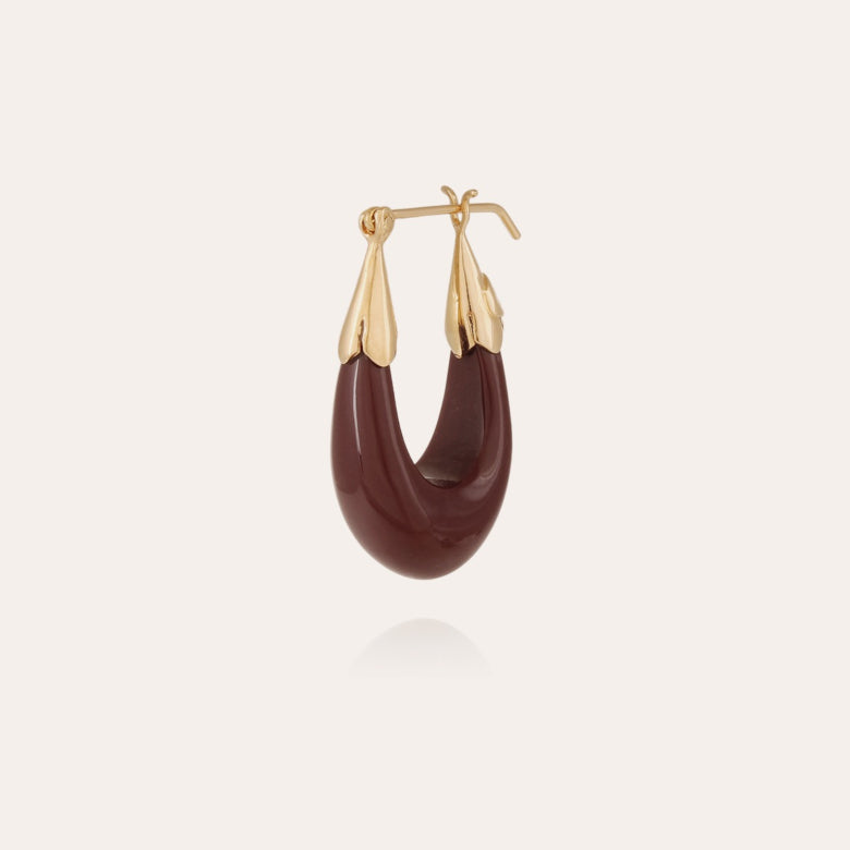 Gas Bijoux Ecume earrings purple