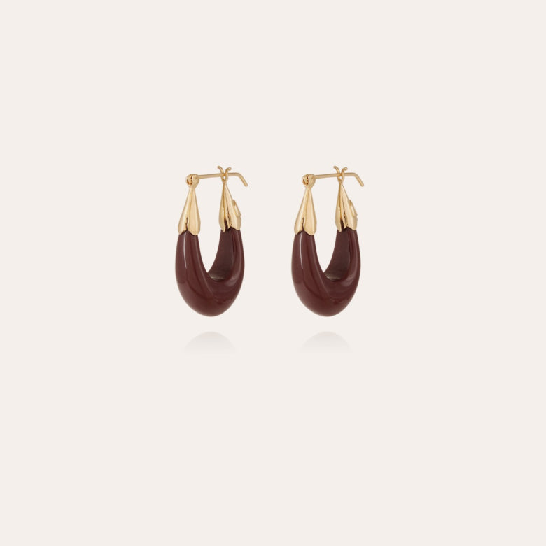 Gas Bijoux Ecume earrings purple