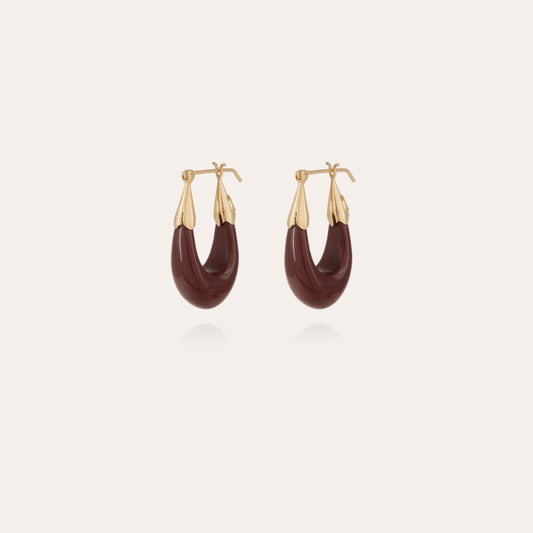 Gas Bijoux Ecume earrings purple