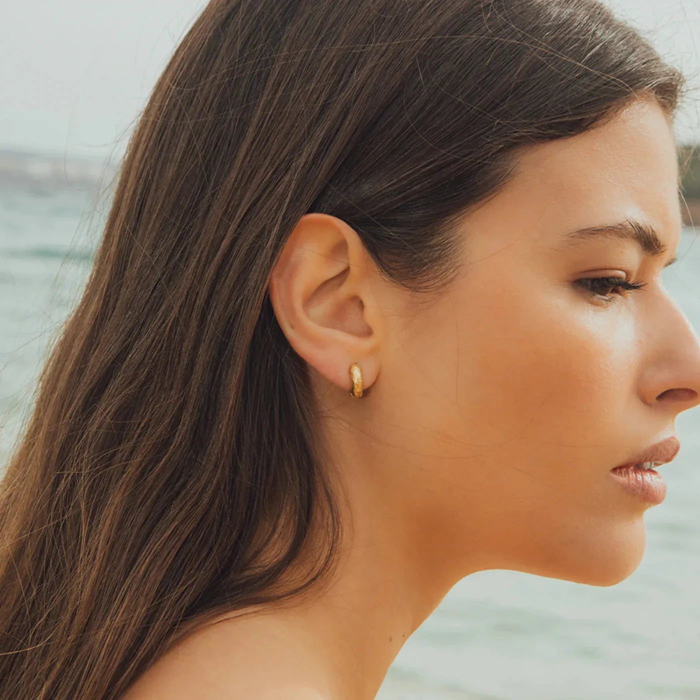 Agapee Anilla mini gold earrings 
