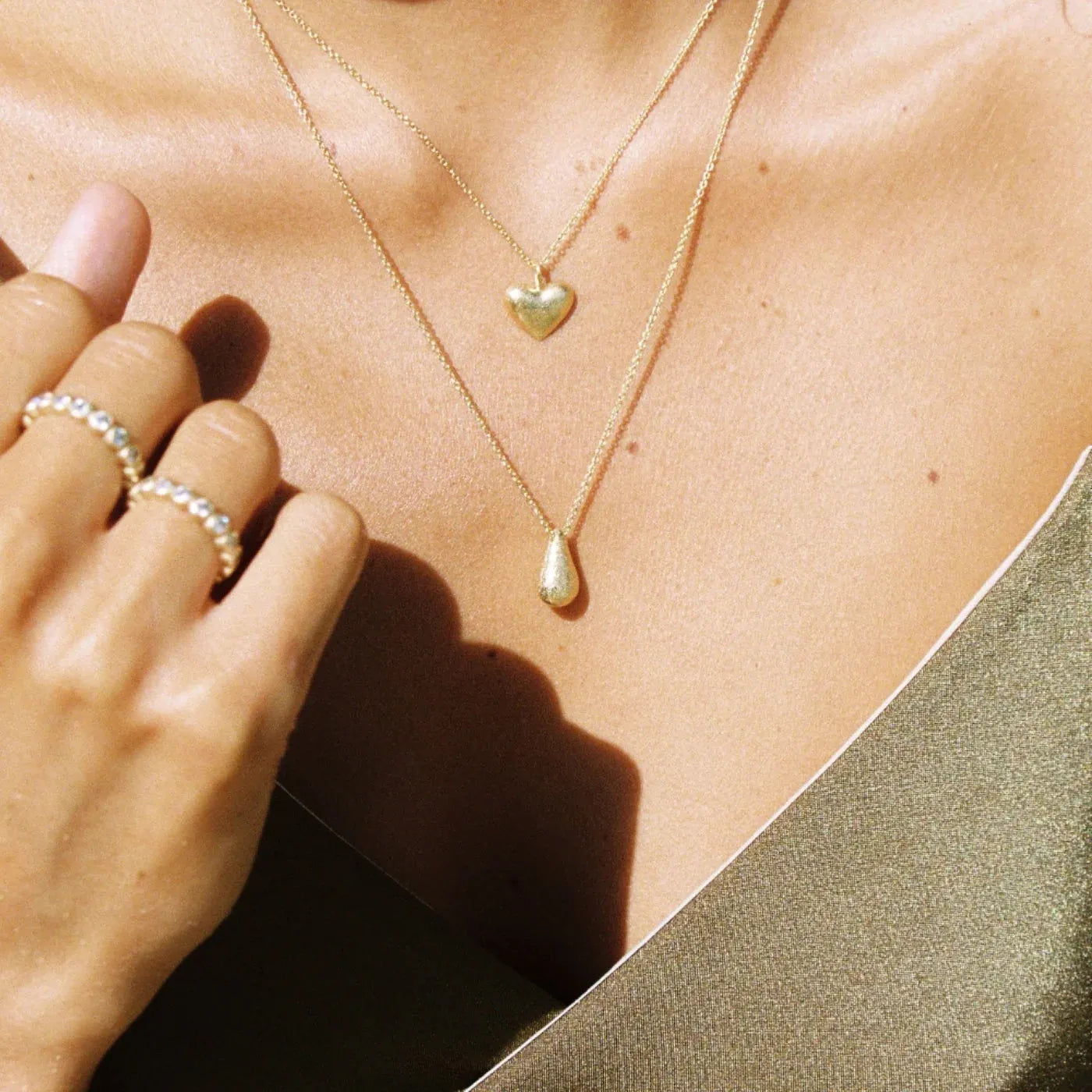 Agapee Necklace stacked