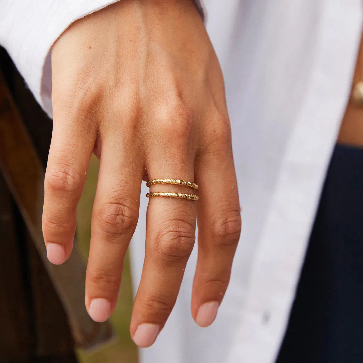 Agapee Zetita ring stacked