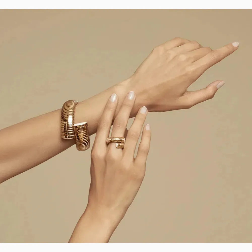 Gas Bijoux Antigone Bracelet and ring with mother of pearl stone